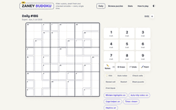 Zaney Sudoku